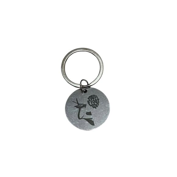 Stephen King IT Pennywise "You'll Float Too" Stainless Steel Keychain - Picture 1 of 2